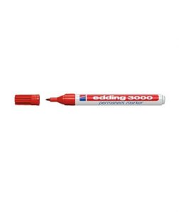 edding 3000 permanent markör - Kırmızı